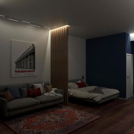 Blueloft 52 I Tashkent Apartment With Balcony Экстерьер фото