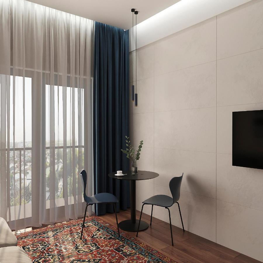 Blueloft 52 I Tashkent Apartment With Balcony Экстерьер фото