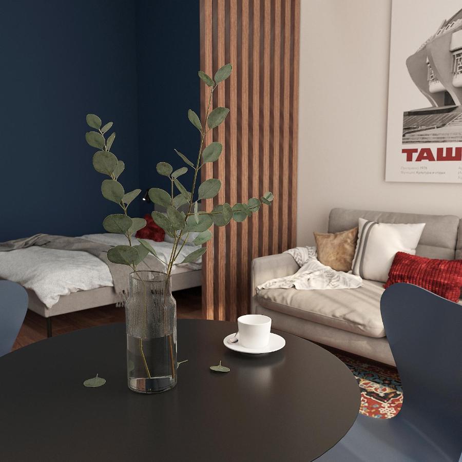 Blueloft 52 I Tashkent Apartment With Balcony Экстерьер фото